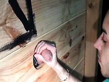 Gloryhole Stud Gets Fucked After Sucking