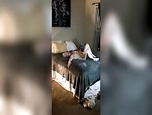 Blonde Cougar Caught Masturbating