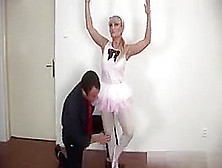 Ballerina Gets Deep Anal Fisted