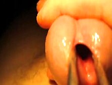 Urethral Sounding And Stretching With Cumshot
