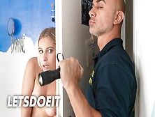 Hornyhostel - Lilly Bella Gets Boned By Security Guards Enormous White Dong - Letsdoeit