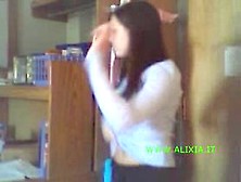 Young Hot Brunette Show Herself And Masturbate In Webcam