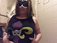 Pinkangelxxx7 - Playing With My Mardi Gras Mask And Beadssss...
