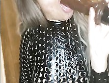 Thick Solo Black Sloppy Deepthroat Squirt And Anal Play With Sex Toy