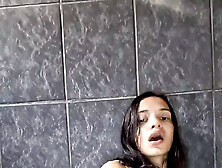 Naughty Brazilian Alice Destroys Her Tight Ass With Big Dildo