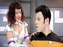 Great Star Trek Parody With Deep Anal And Double Penetration