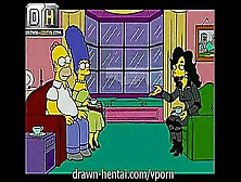 Cartoon – Simpsons Porn – Threesome