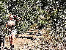 Stranded Blonde Kidnapped And Tied Up In The Forest
