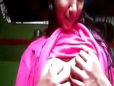 Village Girl Showing Her Tits And Pussy
