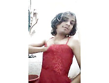Indian Desi Village Cross Dresser Shemal Cd Gay Boy Showing Full Nude Body In Shower Water Bathroom Ass Body Dick Boobs
