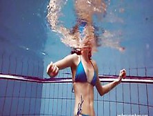 Hot Teen Martina Swims Naked Underwater