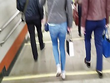 Nice Small Tight Ass In Blue Jeans