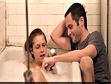 Blonde Babe Teresa Palmer Gets Naughty In The Bathtub With Her Lover