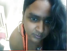 Indian Aunty Plays On Webcam