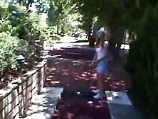 Sexy April - Fingering In The Bushes