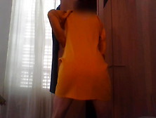 Super Sexy Yellow Office Dress