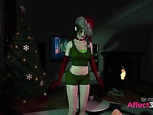 Futanari Big Tits Babe Fucking Santa's Elf In 3D Animatin By Pina Colada