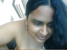 Indian Aunty Plays On Webcam