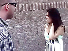 Petite Teen Selena Santoro Bangs With A Stranger
