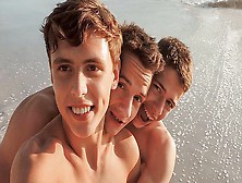 Bel Ami Online - Gay 3Some With Bobby Noiret,  Justin Saradon,  And Jordan Faris