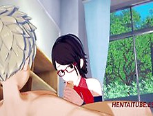 Boku No Hero Boruto Naruto Hentai 3D - Bakugou & Sarada Sex In Classroom 1/2
