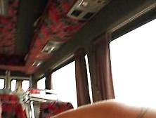 Naked Blonde Slut Riding Boner With Lust In A Sex Bus
