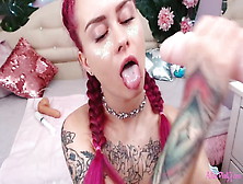 Sweet Barbie Facefuck And Ass Fuck Dildo - Anal Creampie