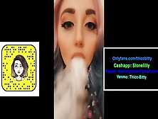 Emo Punk Whore Vaping Wide Rips Lick Out Step Sis Cuck-Old