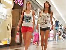 Four Extremely Hot Sexy Legs In This Street Candid Video