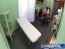 Gorgeous Hot Novakova Gets Cured By The Doctors Dick In The Table