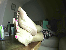 Goddess La Creme Feet,  Femdom Mature Feet,  Mature Femdom Pov