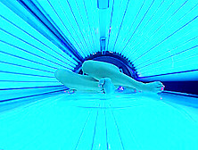 Momm Caught Under The Public Tanning Bed