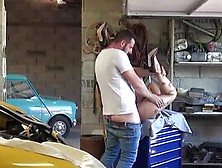 Busty Bombshell Has Awesome Sex With The Mechanic