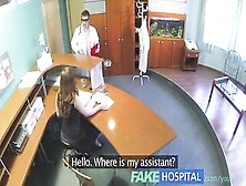 Fakehospital Doctors Compulasory Health Check Makes Busty Temporary Hospital Assistant Pussy Wet