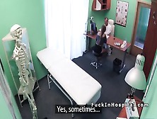 Doctor Gets Blowjob From Busty Patient