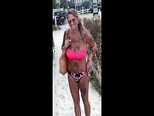 Beach Day Interrupted With Horny Milf Begging To Fuck