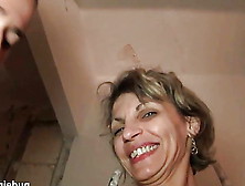 French Mom Hard Anal Fucked And Facialized In 3Way
