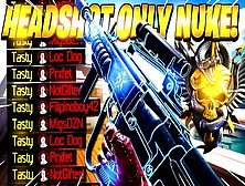 Headshot Only Nuclear In Ebony Ops Cold War! (Cold War Unique Nuke)