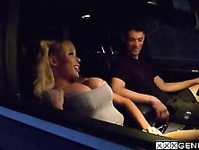 Sexy Big Tits Shemale Hitchhiker Brittney Kade Riding Strangers Huge Cock