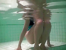 Asian Girl In Swimming Pool