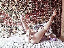 Anastasia Mistress With Sex Toys Dildo And Masturbate Vibrator Hairy Pussy Orgasm P3