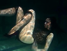 Polcharova Stipping And Enjoying Fun Underwater