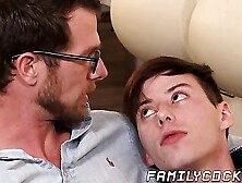 Good Looking Stepson Receives Big Load In The Ass From Daddy