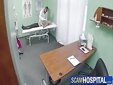 Gorgeous Blonde Uma Gets Fucked Hard By The Doctor In The Examining Table