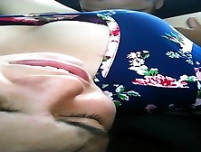 Eating Girlfriends Pussy In Car