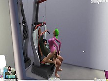 Fucking A Sexy Redhead While I Exercise.  [Sims 4]