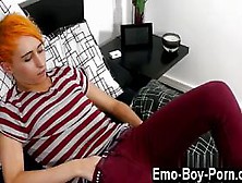 Emo Boy Teen Porn Video Bright Orange Haired Leo Quin J