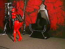 Black And Red Bondage Sex Game Show