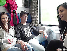 Alex Black - Young Couple Got Agreed To Have Foursome With Us On Crowded Train For Money Watch Full Video In 1080P Streamvid. Net