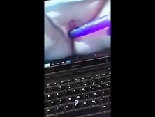 Fucking My Dildo In Front Of My Online Cam Wild Talk Rough Pounding